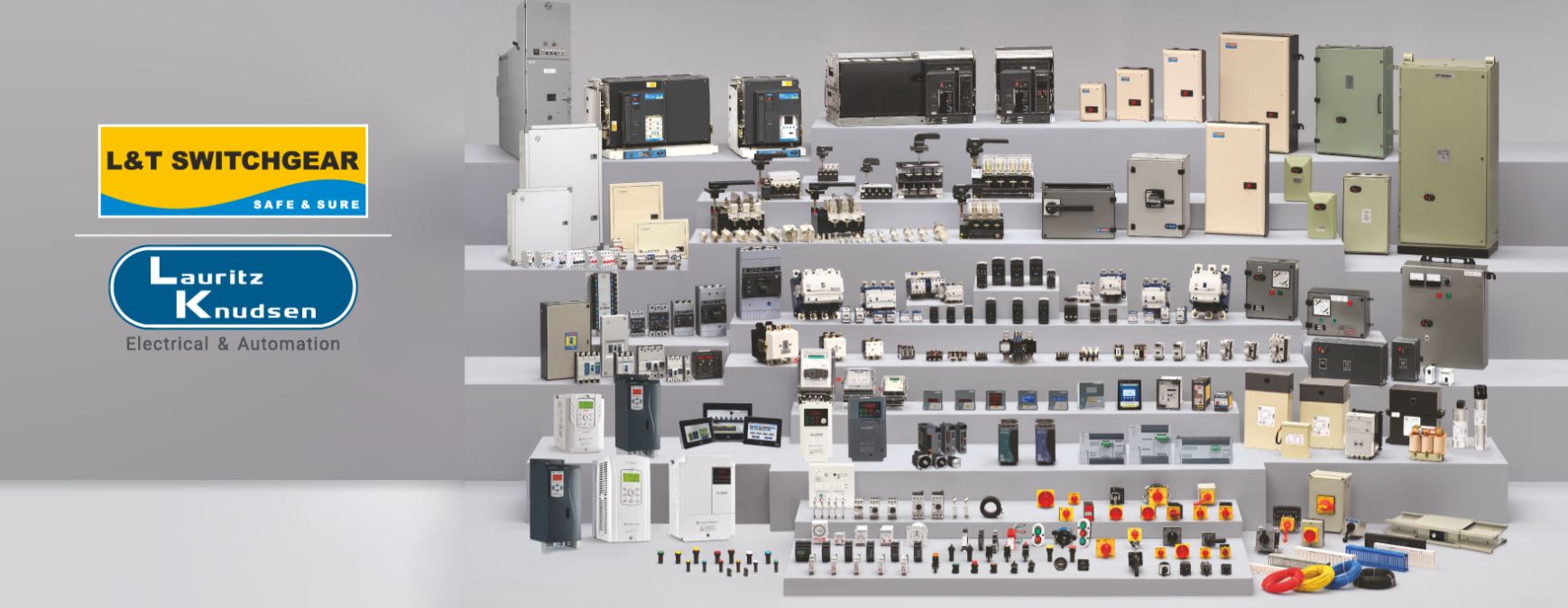 L&T Switchgear — complete range of MCBs, MCCBs, contactors and drives